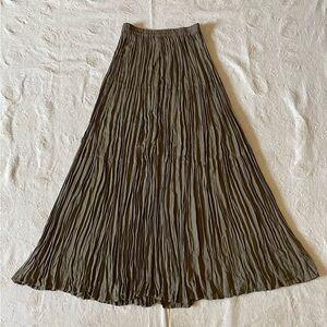 VINTAGE Cactus Flower Broomstick Skirt